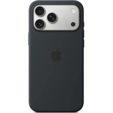 Apple MGFR4ZM/A Silicone Case Black avec MagSafe for iPhone 17 Pro Max